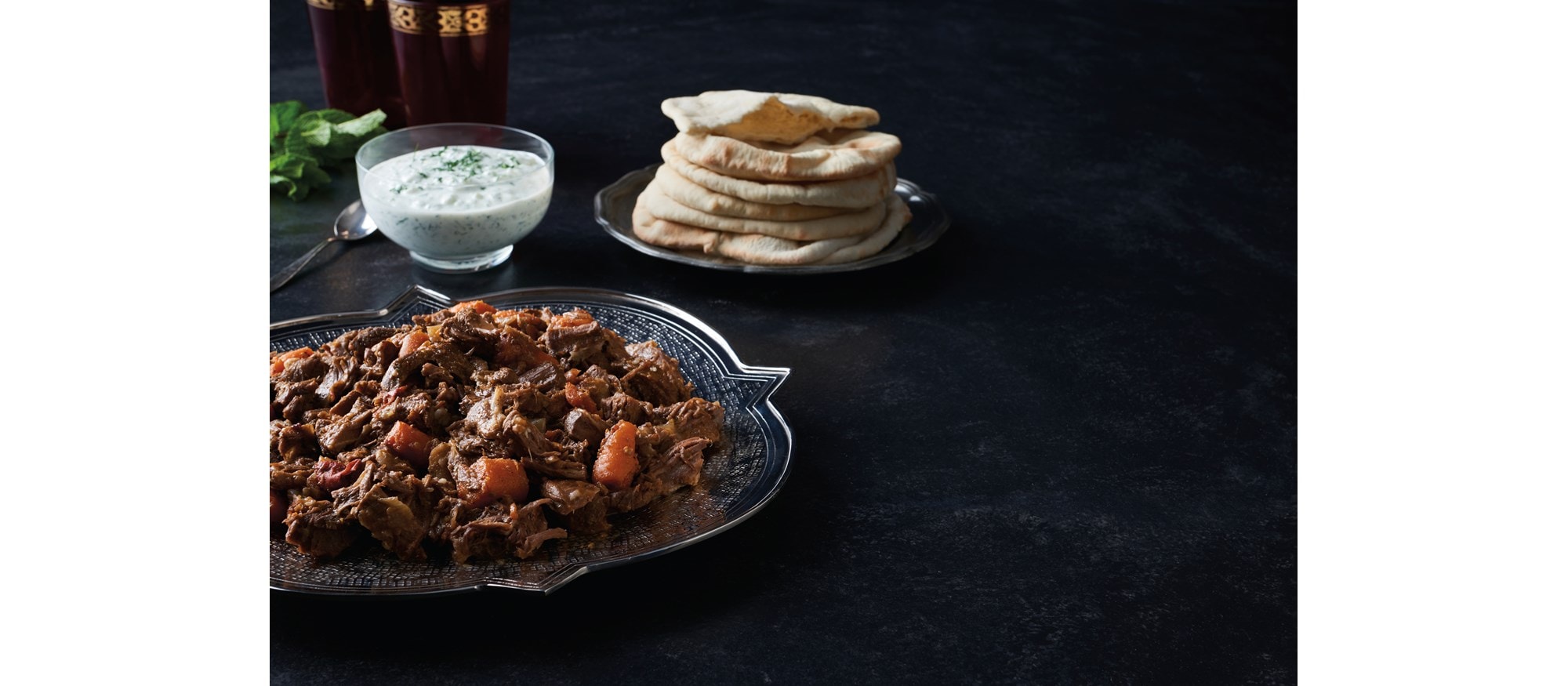 Moroccan braised lamb shoulder recipe from Sub-Zero, Wolf, and Cove