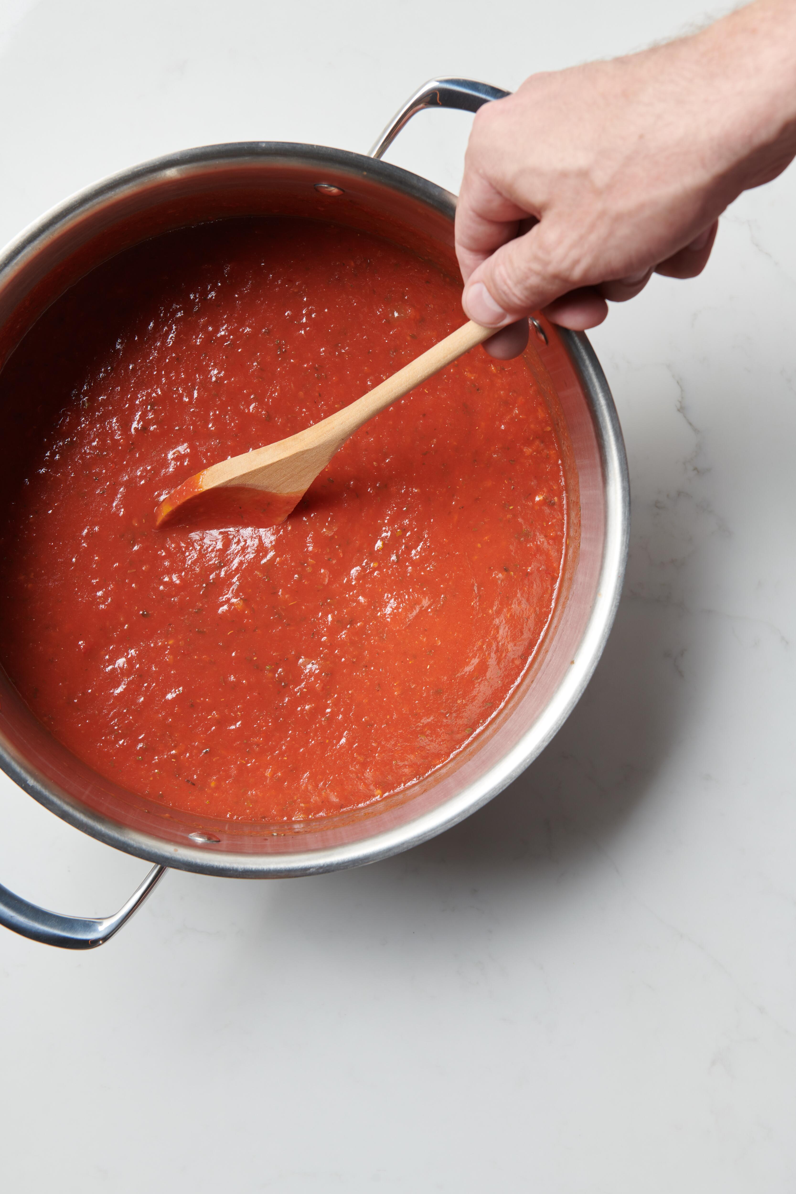 Easy and delicious Pomodoro Sauce  recipe using the Simmer Mode setting of your Wolf Oven