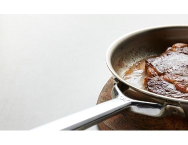 Easy and delicious Steak with Pan Sauce  recipe using the Deglaze Mode setting of your Wolf Oven