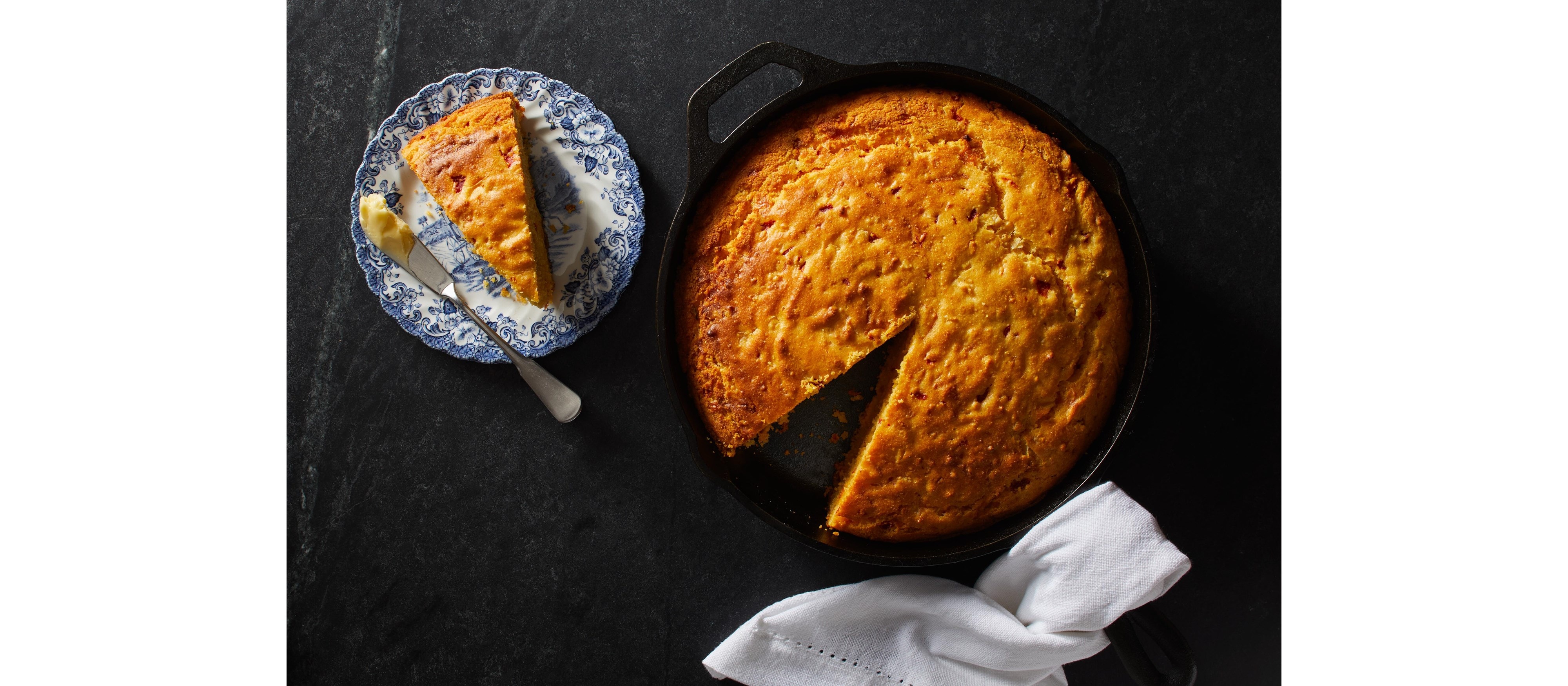 Red Pepper and Monterey Jack Corn Bread