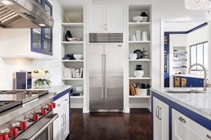 Wolf Appliances 48" Gas Range - 6 Burners and Infrared Charbroiler (GR486C) Wolf Appliances 48" Pro Wall Hood - 24" Depth (PW482418)