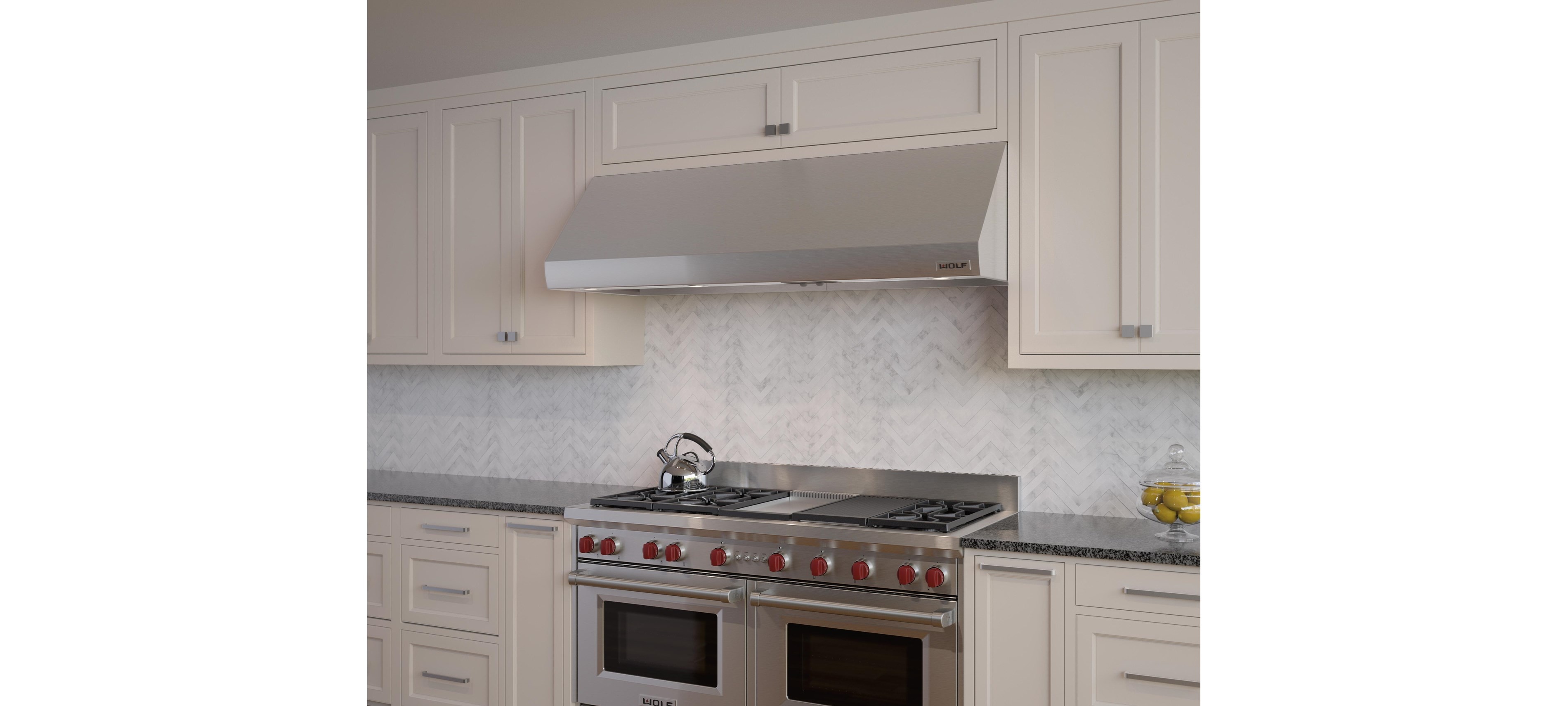 Wolf 66" Pro Wall Hood - 24" Depth (PW662418)