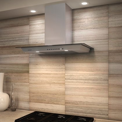 Wolf 36" Cooktop Wall Hood - Glass (VW36G)