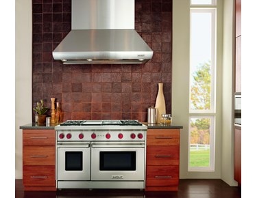 Wolf 54" Pro Wall Chimney Hood (PWC542418)