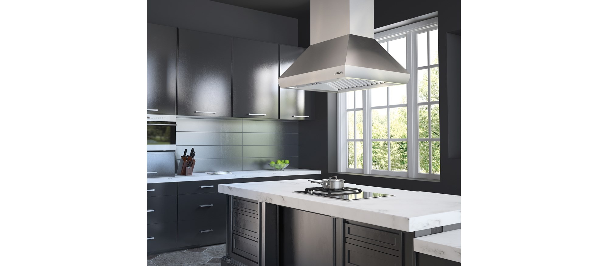 Wolf 36" Pro Island Hood (PI363418)