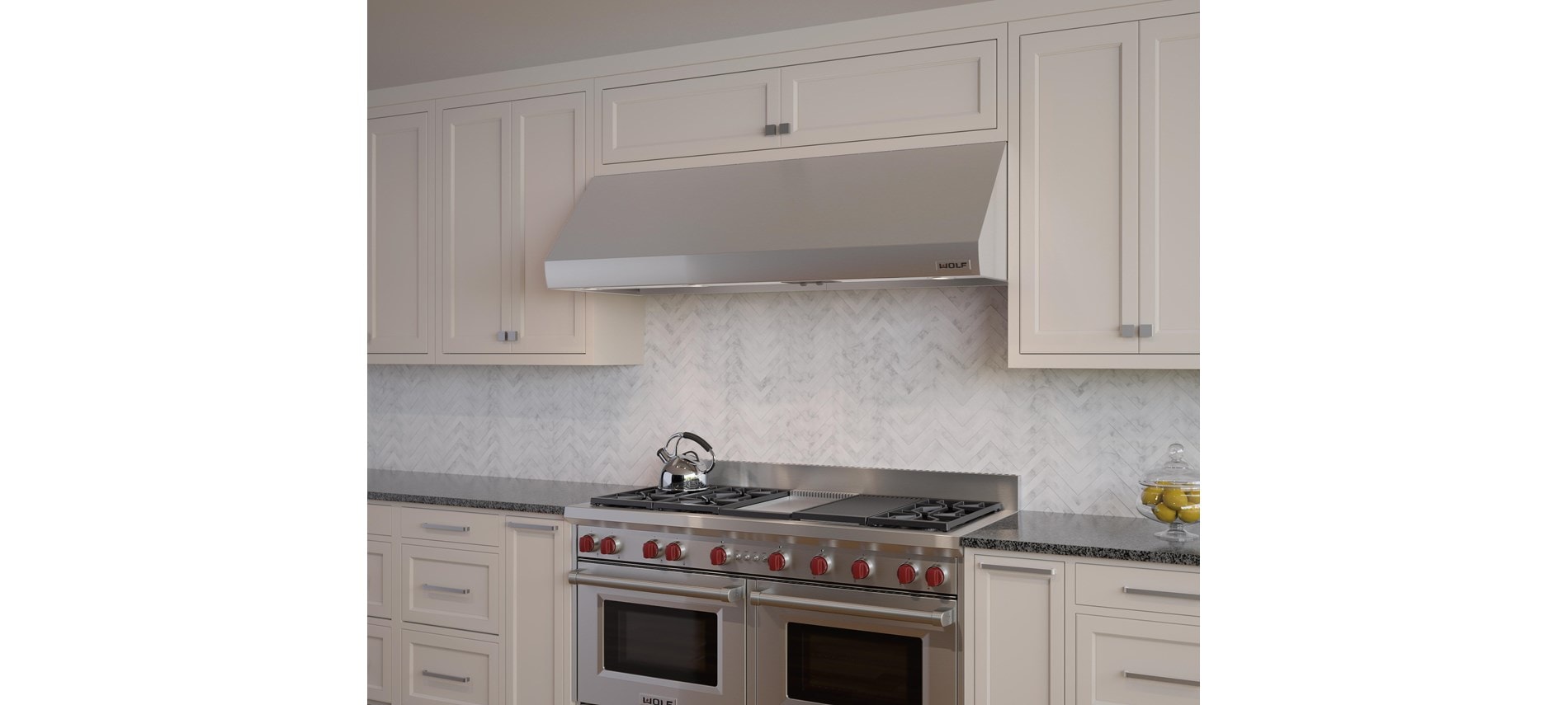 Wolf 66" Pro Wall Hood - 24" Depth (PW662418)