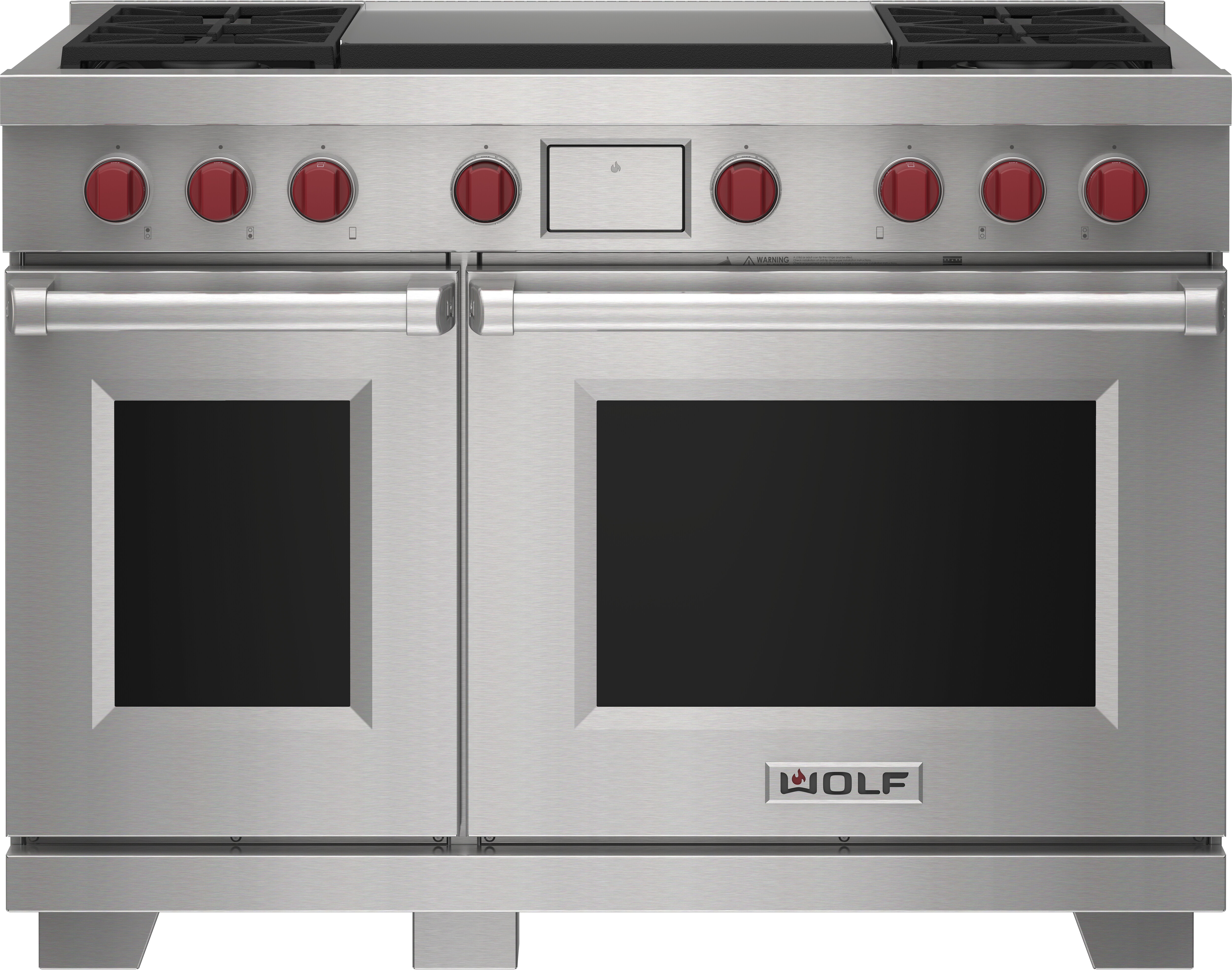  48-inch Dual Fuel with double griddle