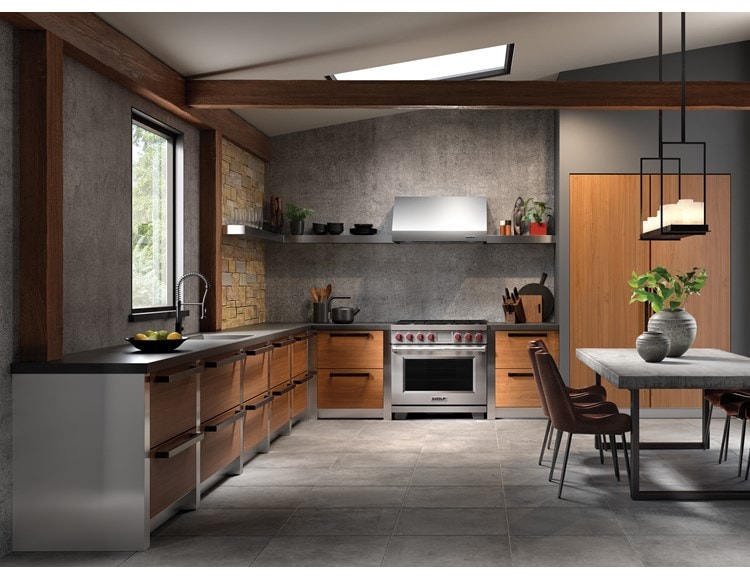 Wolf 36" Dual Fuel Range 6 Burner (DF36650) Cooktop