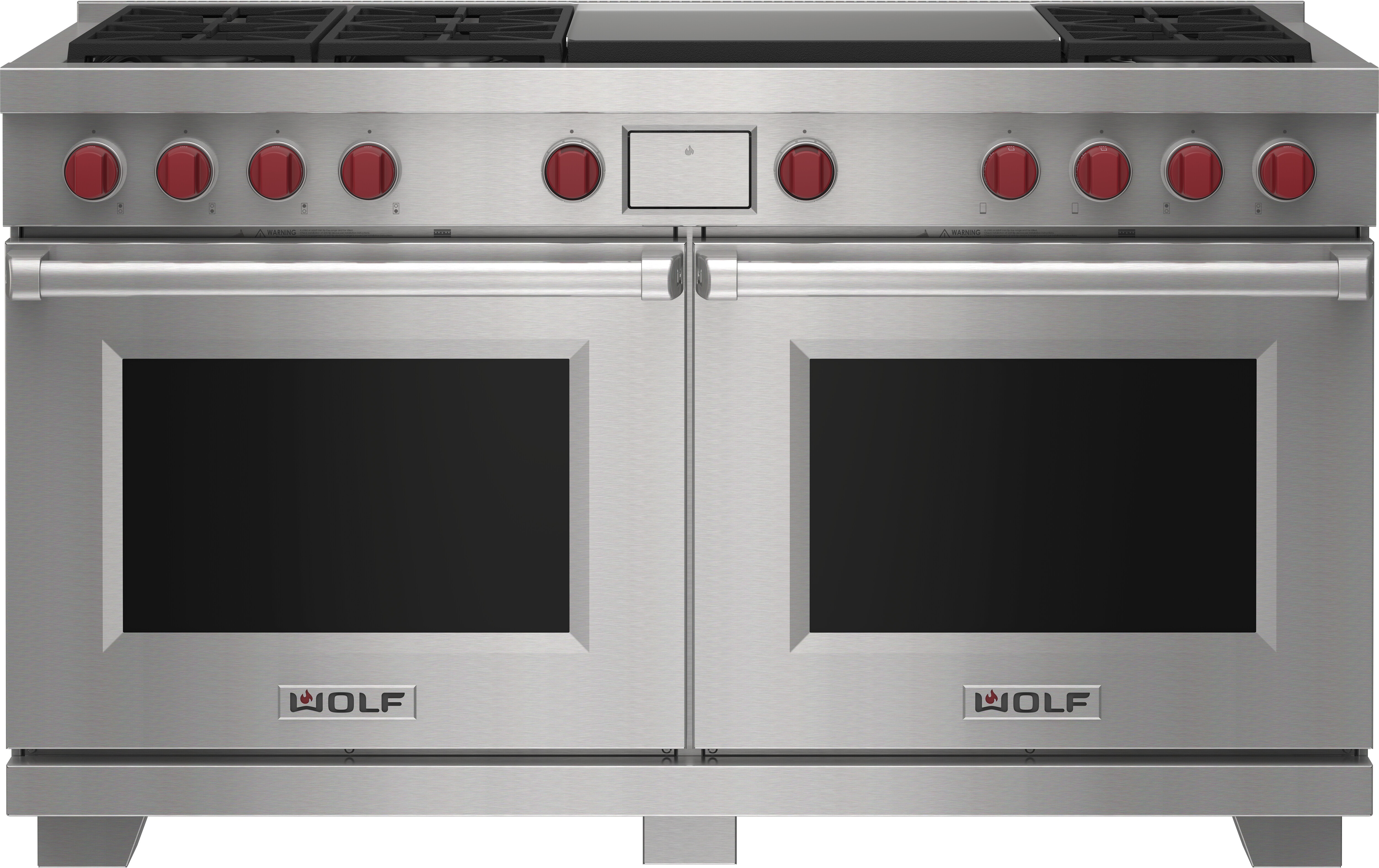  60-inch Dual Fuel with double griddle