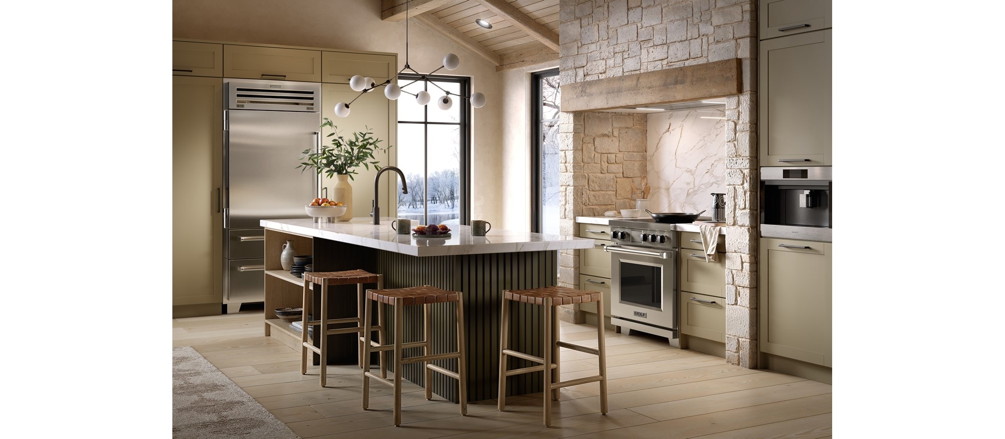 Wolf 30" Professional Induction Range (IR30450/S/P) with Black Knobs