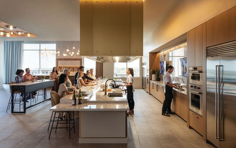 Learn from our professional chefs during an engaging product demonstration at a local Sub-Zero, Wolf, and Cove Kitchen Appliances Showroom