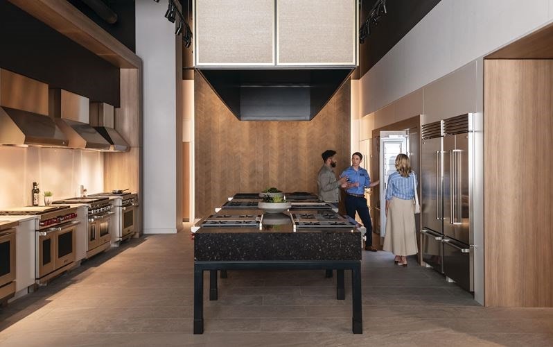 Sub-Zero, Wolf, and Cove kitchen appliances are engineered from premium grade materials