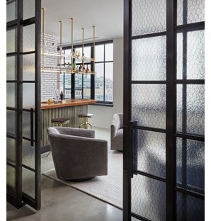 Penthouse Wine Room with a View by Steve Karp