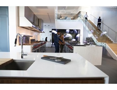 Explore ideas for your new kitchen at Sub-Zero, Wolf and Cove Showroom in Denver, Colorado.
