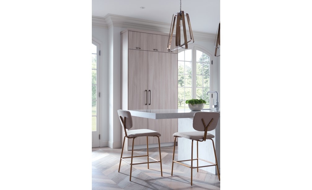 Colonne sans réfrigérateur Sub-Zero 18 po Designer (IC-18FI) avec colonne sans congélateur de 30 po Designer (IC-30RID)