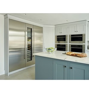 Colonne sans réfrigérateur Sub-Zero 30 po Designer (IC-30FI) avec colonne de réfrigération de 30 po Designer - Prêt à l'installation d'un panneau (IC-30R)