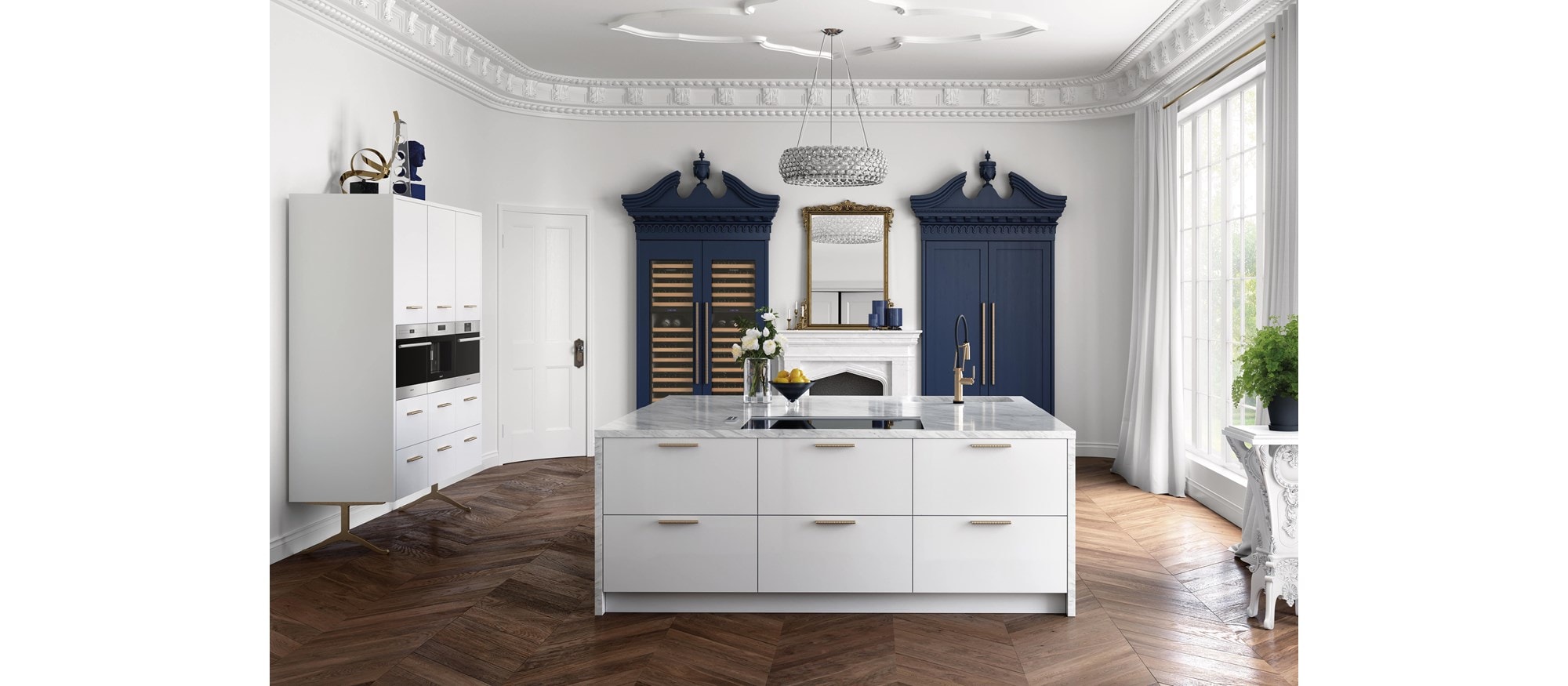 Sub-Zero 24" Designer Column Refrigerator Freezer with Ice Maker Panel Ready (IC-24CI) - Formerly Integrated