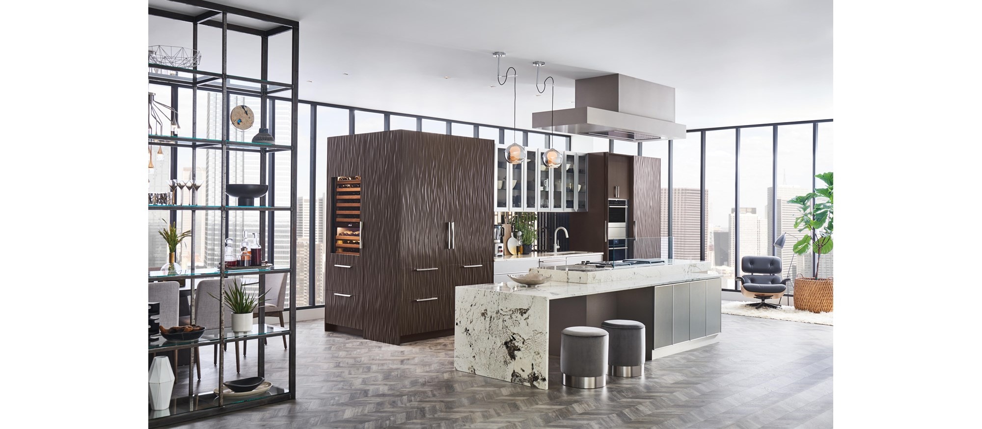 Réfrigérateur avec congélateur inférieur de 30 po avec distributeur interne – Prêt à l’installation d’un panneau