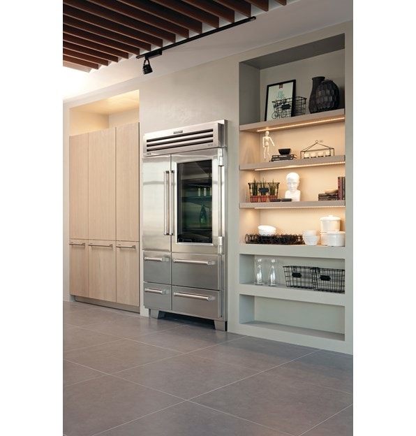 Réfrigérateur-congélateur Sub-Zero PRO à porte vitrée 48 po (648PROG)