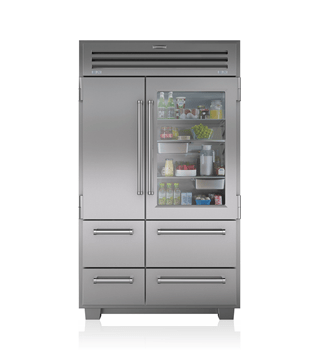 Sub-Zero PRO 48 avec porte en verre- Ancien modèle 648PROG