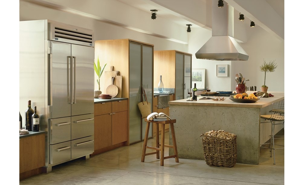 Réfrigérateur-congélateur Sub-Zero 48 po PRO avec machine à glaçons (648PRO)