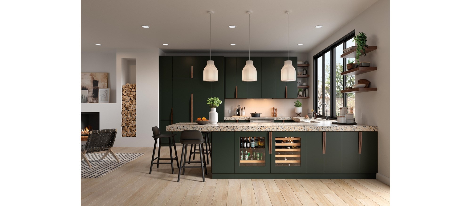 Sub-Zero 24" Designer Undercounter ADA Height Beverage Center - Panel Ready