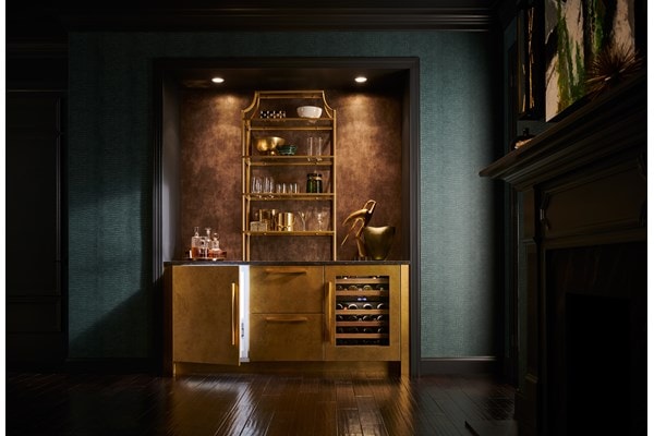 Réfrigérateur-congélateur Sub-Zero 24 po sous le comptoir avec machine à glaçons (DEU2450CI)