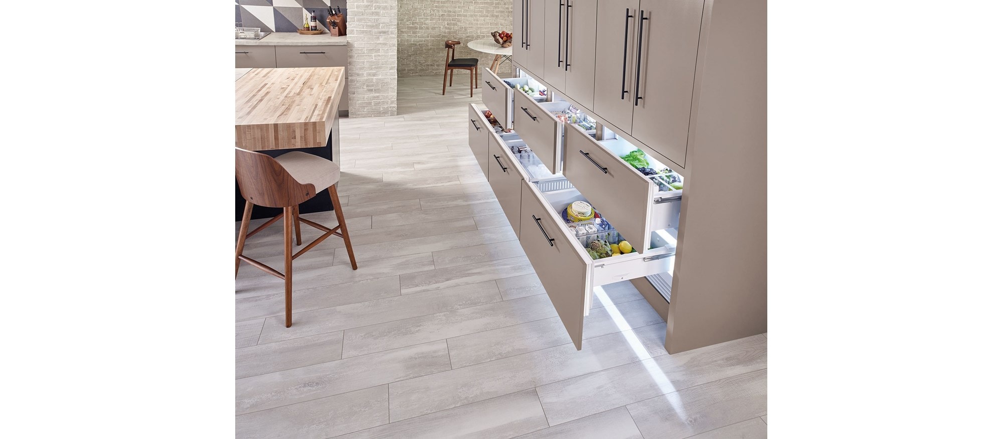 Tiroirs de réfrigérateur Sub-Zero 30 po - Prêt à l'installation d'un panneau (ID-30R)