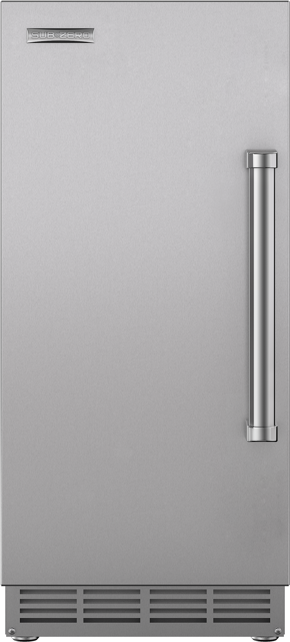 Sub-Zero ACTUELLEMENT NON DISPONIBLE – Machine à glaçons d’extérieur de 15 po –Prêt pour l'installation d'un panneau (Disponibilité limitée) UC-15IO