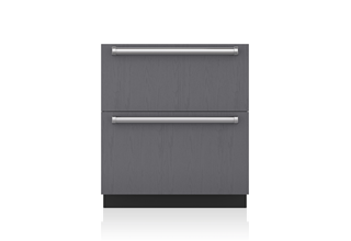 Sub-Zero Tiroirs de réfrigérateur Designer 30 po - Prêts à l'installation d'un panneau ID-30R