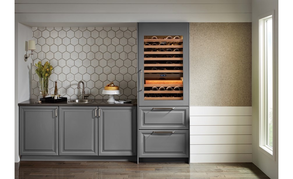Sub-Zero 30" Designer Wine Storage with Refrigerator/Freezer Drawers - Panel Ready (IW-30CI) - Formerly Integrated
