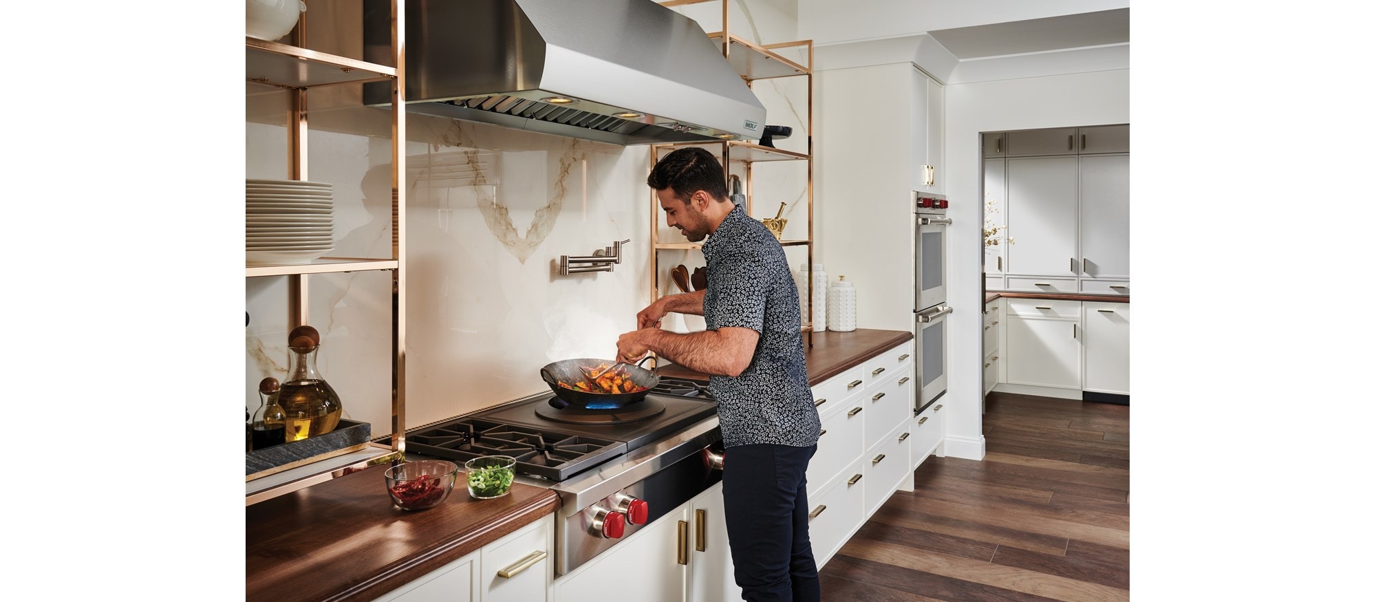 Wolf Cooktop and Wolf Gourmet Cookware