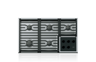 Wolf Surface de cuisson au gaz de style transitionnel de 36 po - 5 brûleurs CG365T/S
