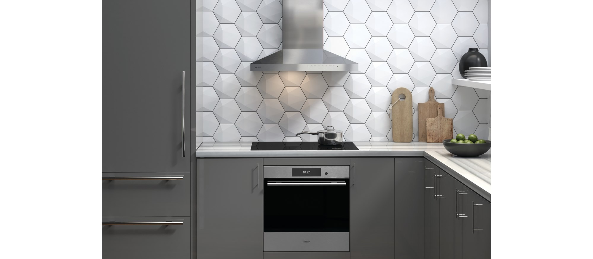 Surface de cuisson à induction Wolf 30 po de style contemporain (CI30460C/B)