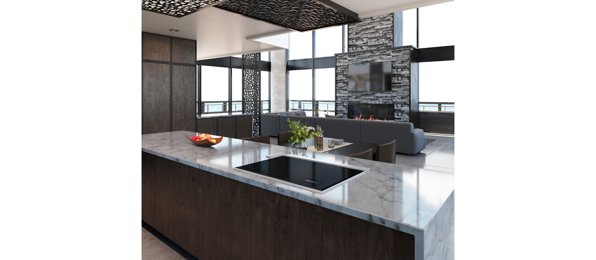 Surface de cuisson à induction de style transitionnel de 30 po de Wolf (CI30460T/S)