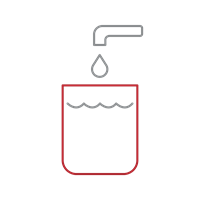 Large, easy-access tank