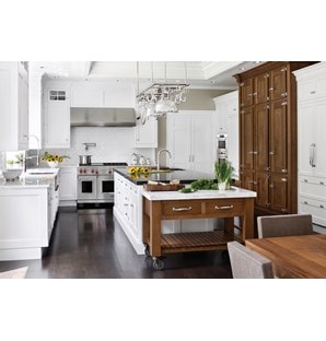 The Wolf 48" Dual Fuel Range 6 Burner Infrared Griddle (DF486G) with 30" M Series Professional Convection Steam Oven (CSO30PM/S/PH)