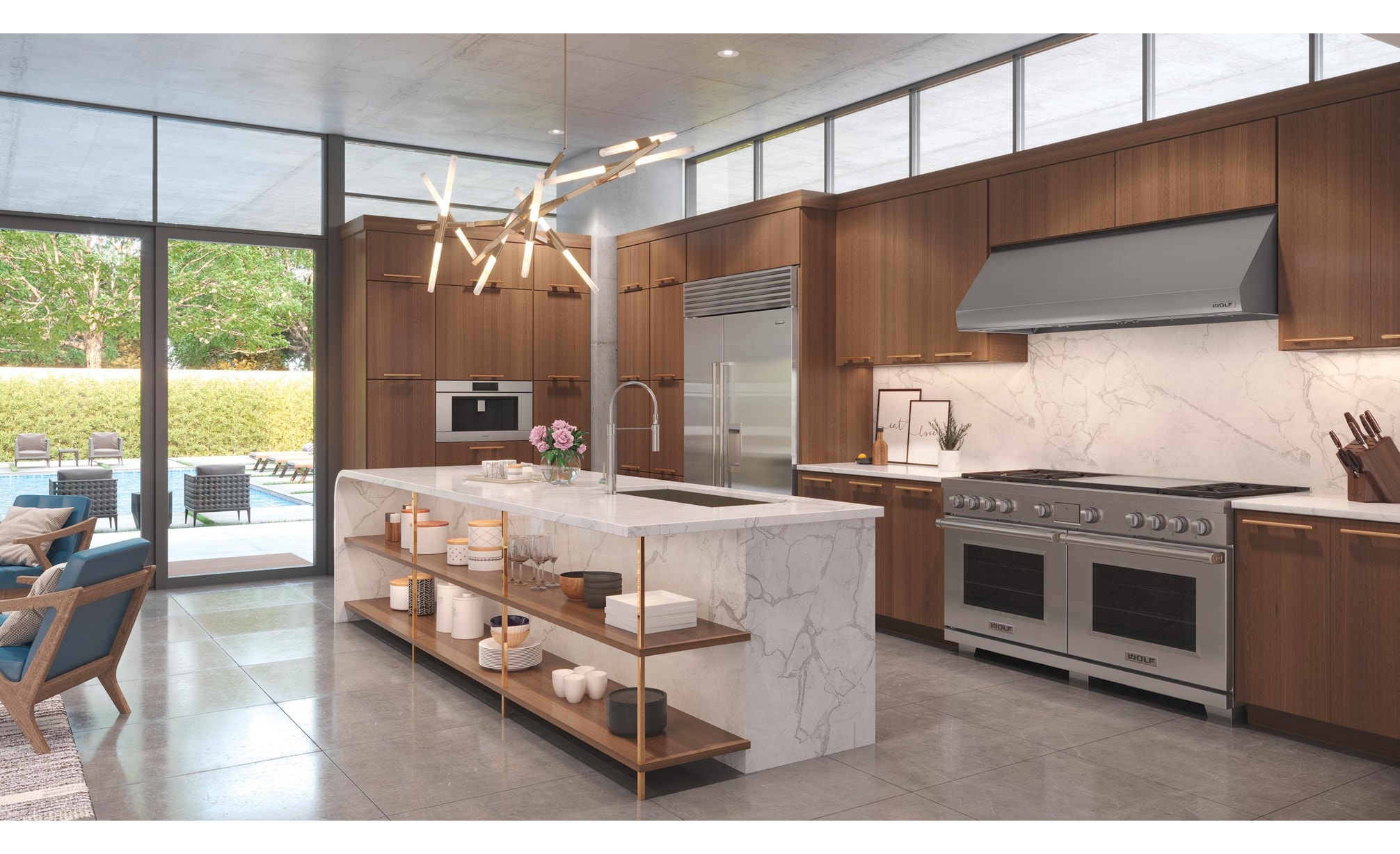 Cuisinière mixte Wolf 60 po à 6 brûleurs et plaque à frire double infrarouge (DF60650DG/S/P)