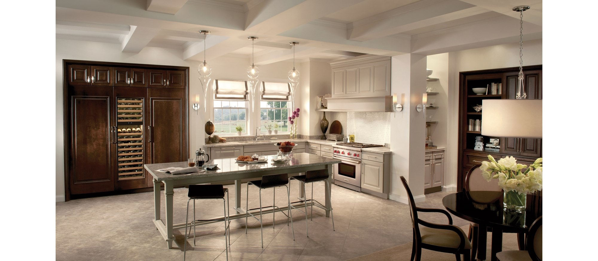 Cuisinière au gaz Wolf 36 po avec 4 brûleurs et plaque à frire infrarouge (GR364G) 