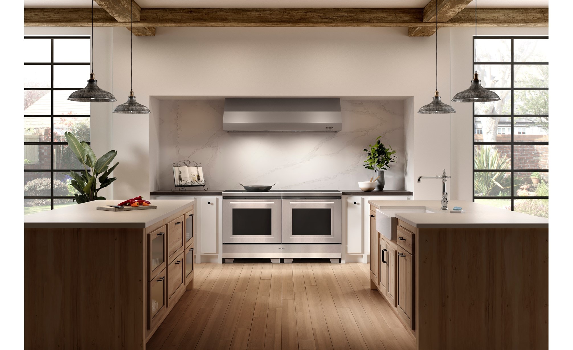  Double installation de cuisinières à induction de transition