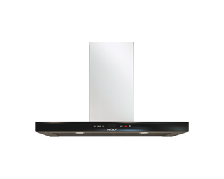 Wolf Hotte murale pour surface de cuisson de 36 po - noire VW36B
