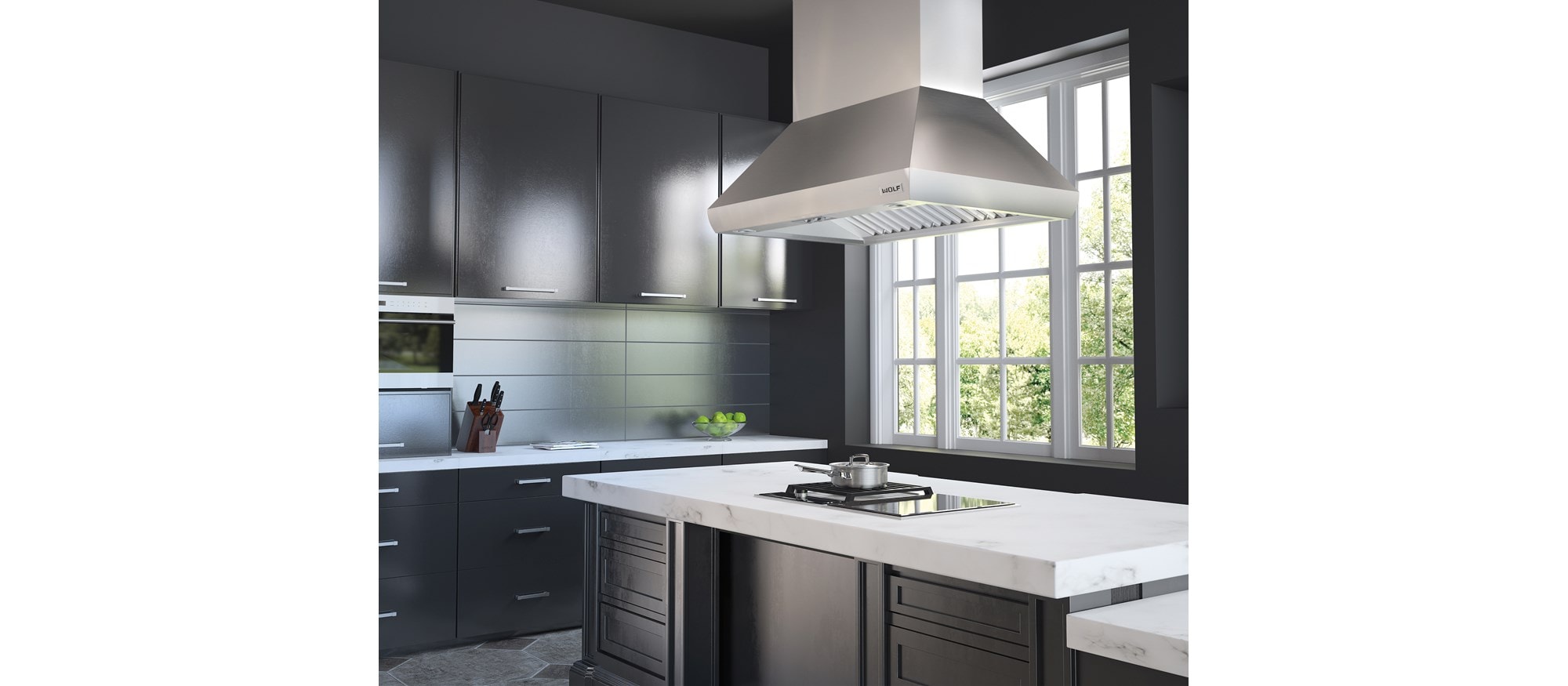 Hotte pour îlot Wolf 42 po Pro (PI423418)