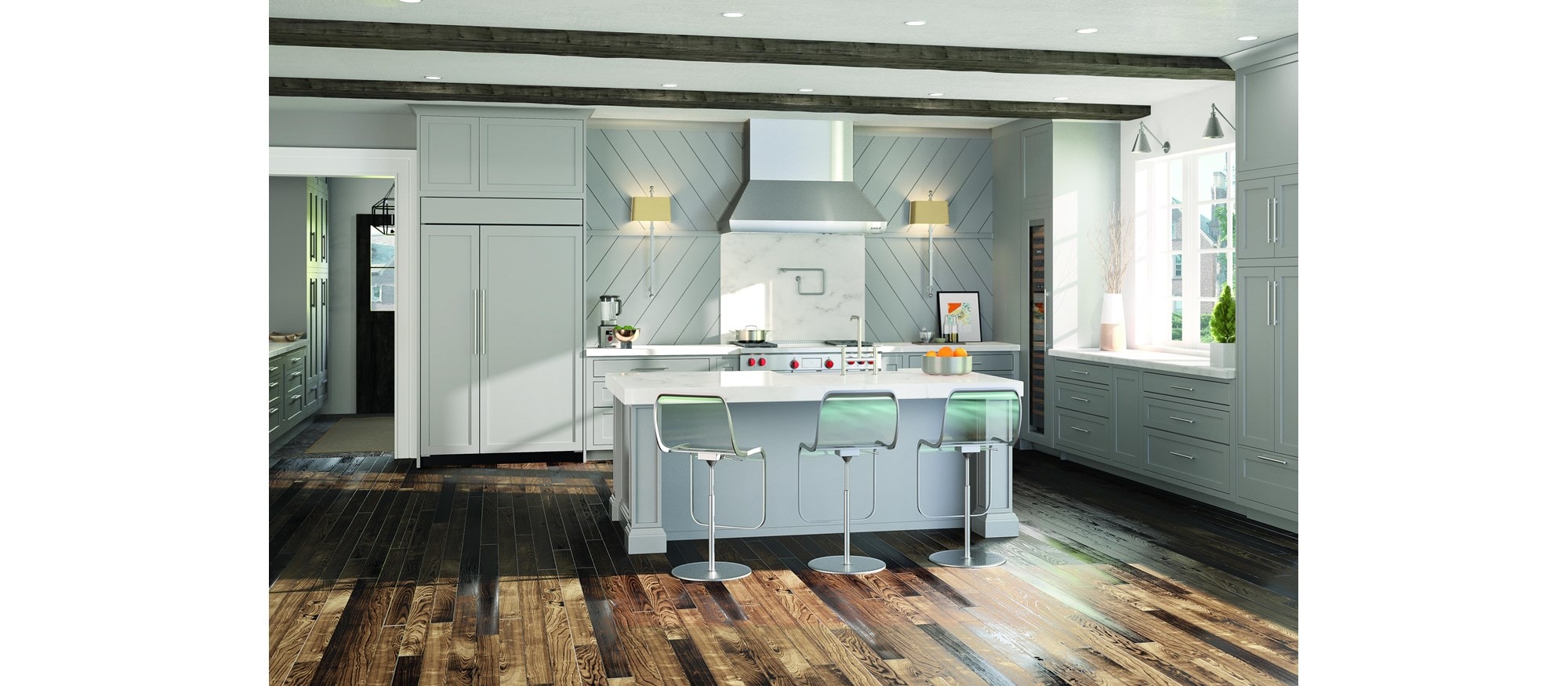 Hotte cheminée murale Wolf 48 po Pro (PWC482418)