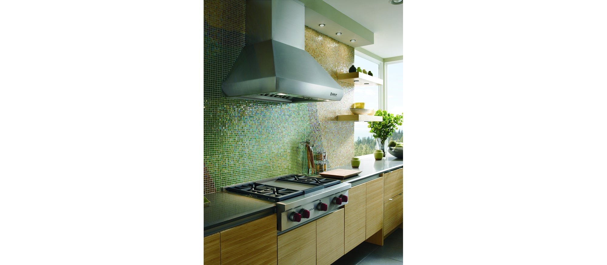 Hotte cheminée murale Wolf 36 po Pro (PWC362418)