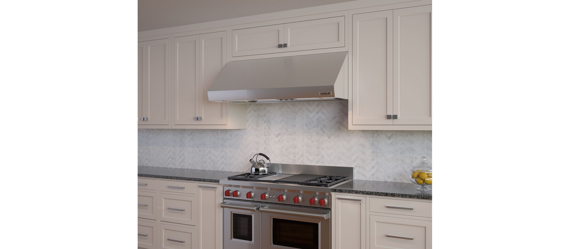 Hotte murale Wolf 54 po Pro - profondeur 27 po (PW542718)