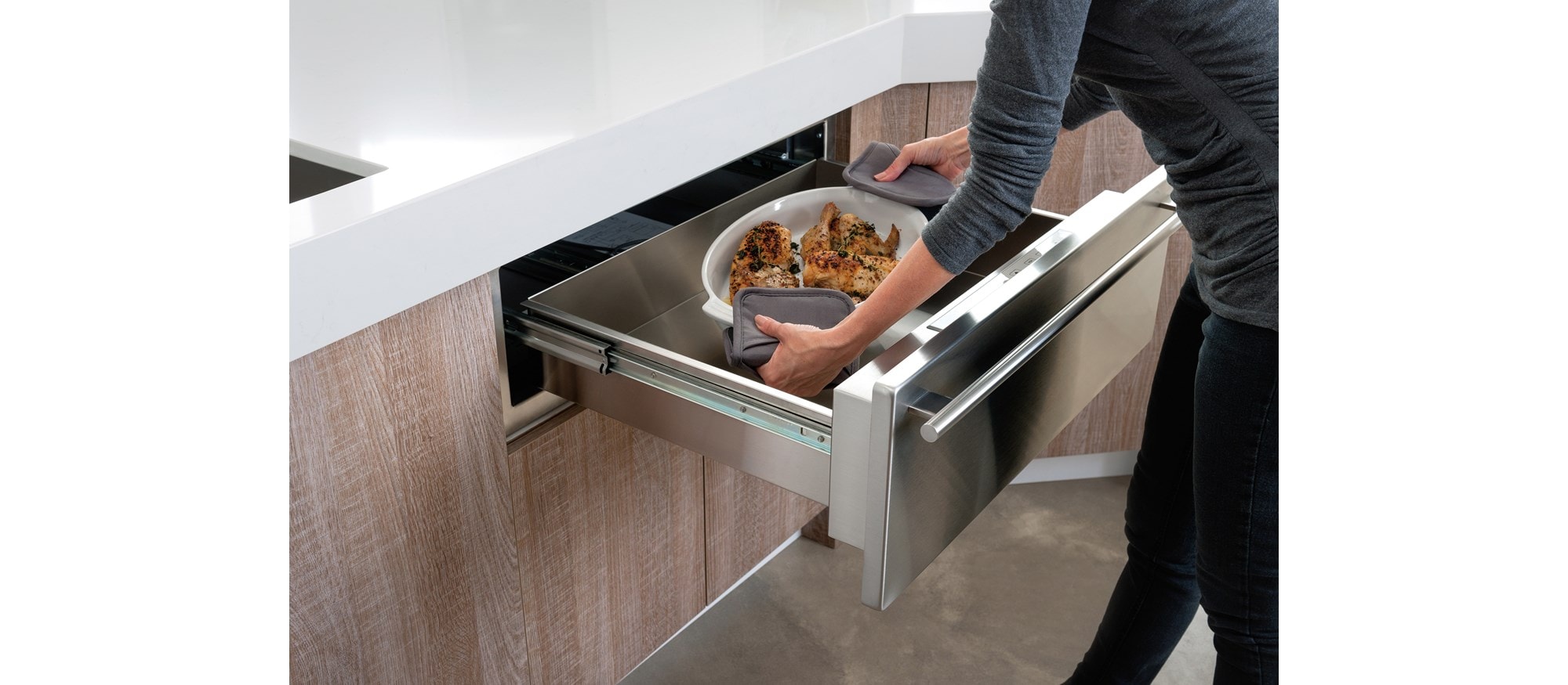 Tiroir chauffant Wolf 30 po (WWD30)