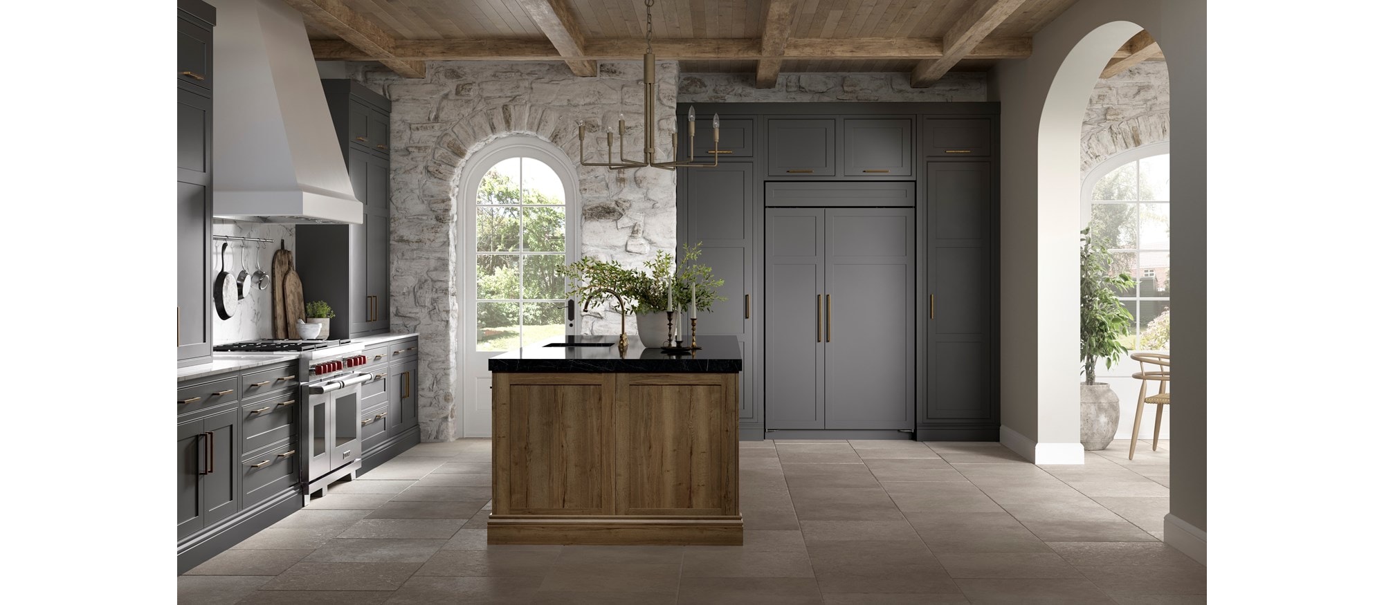 Réfrigérateur-congélateur Sub-Zero côte-à-côte Classic 48 po avec distributeur interne - Prêt à l'installation d'un panneau (CL4850SID/O)