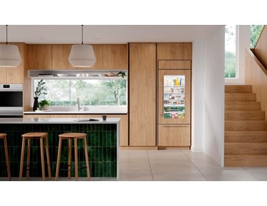 Réfrigérateur à congélateur inférieur Sub-Zero 30 po Classic avec porte vitrée - Prêt à l'installation d'un panneau (CL3050UG/O)