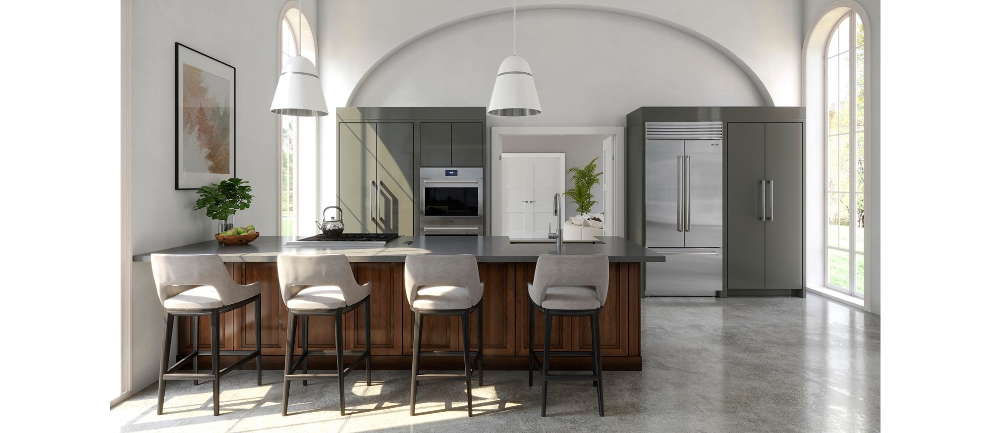 Réfrigérateur-congélateur à portes à deux battants Sub-Zero 36 po Classic avec distributeur interne (CL3650UFDID/S)