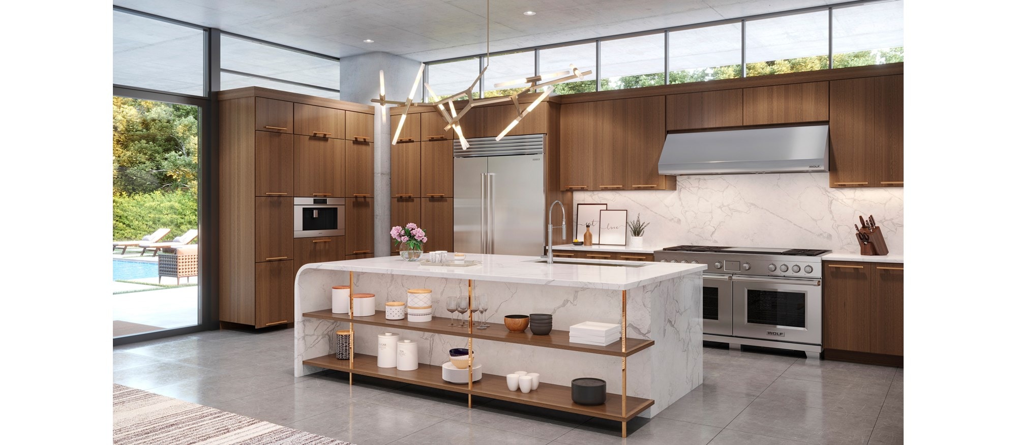 Réfrigérateur-congélateur Sub-Zero côte-à-côte Classic 48 po avec distributeur interne (CL4850SID/S)